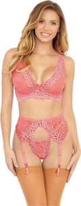 Coral Reef Fantasy Bra & Garter Set