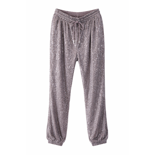 Midnight Sparkle Sequin Jogger Pants