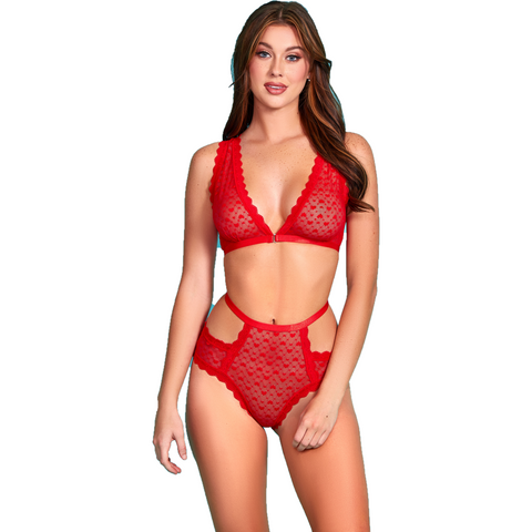 Queen of Hearts Bra Set